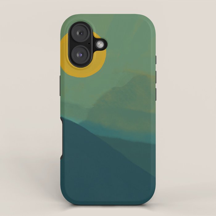 The Hills Felt Green That Evening iPhone Case Gallery Image 1