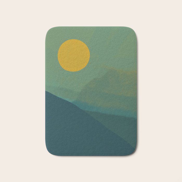 The Hills Felt Green That Evening Bath Mat Gallery Image 1