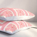 Vintage flower postage stamp pattern Pillow Sham Gallery Image 3
