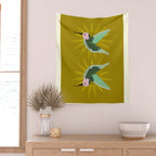 Hummingbird aka Sun God Wall Tapestry Gallery Image 2