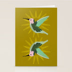 Hummingbird aka Sun God Stationery Card Gallery Image 2