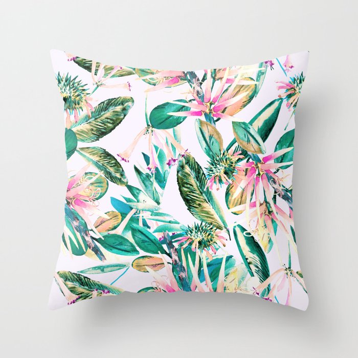 Abstract of exotic nature I Throw Pillow Gallery Image 6
