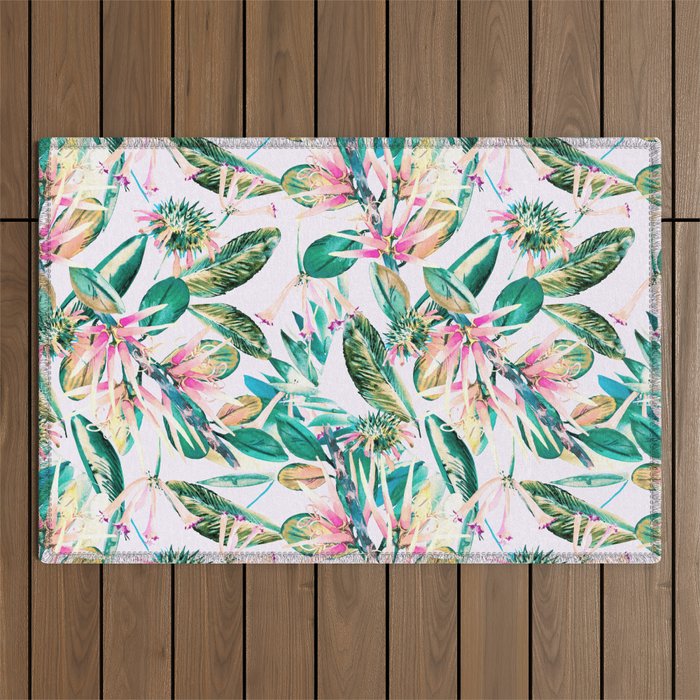 Abstract of exotic nature I Outdoor Rug Gallery Image 1