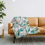 Abstract of exotic nature I Throw Blanket Gallery Image 1