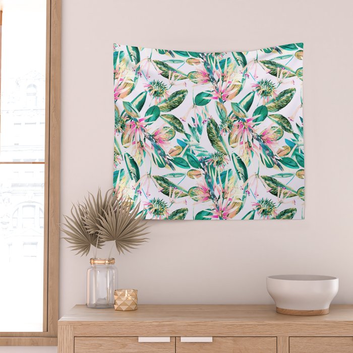 Abstract of exotic nature I Wall Tapestry Gallery Image 2