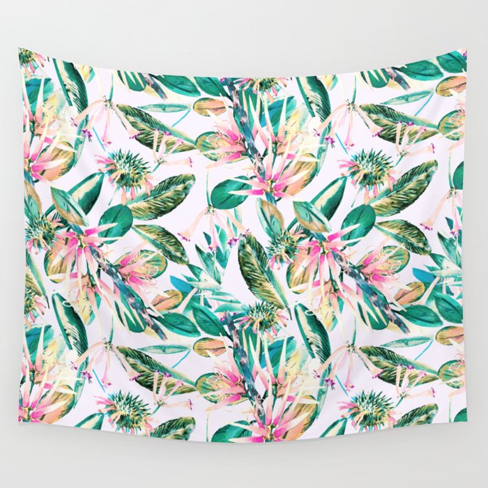 Abstract of exotic nature I Wall Tapestry Gallery Image 4