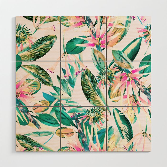 Abstract of exotic nature I Wood Wall Art Gallery Image 1