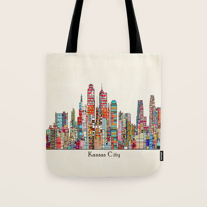 kansas city Missouri skyline Tote Bag Gallery Image 1