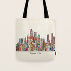 kansas city Missouri skyline Tote Bag Gallery Image 1