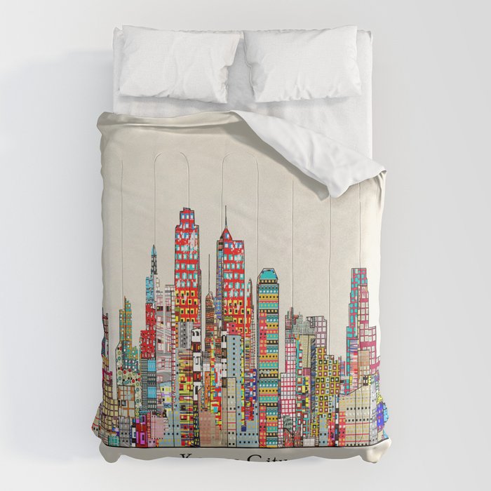 kansas city Missouri skyline Comforter Gallery Image 6