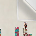 kansas city Missouri skyline Wall Tapestry Gallery Image 3