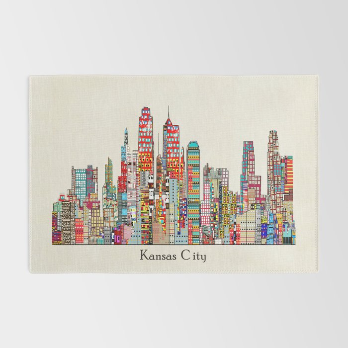 kansas city Missouri skyline Rug Gallery Image 2