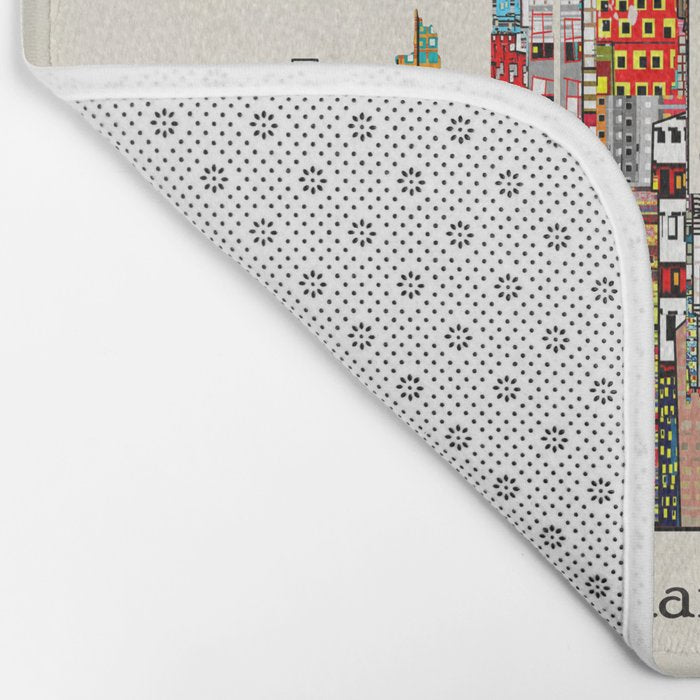 kansas city Missouri skyline Bath Mat Gallery Image 2