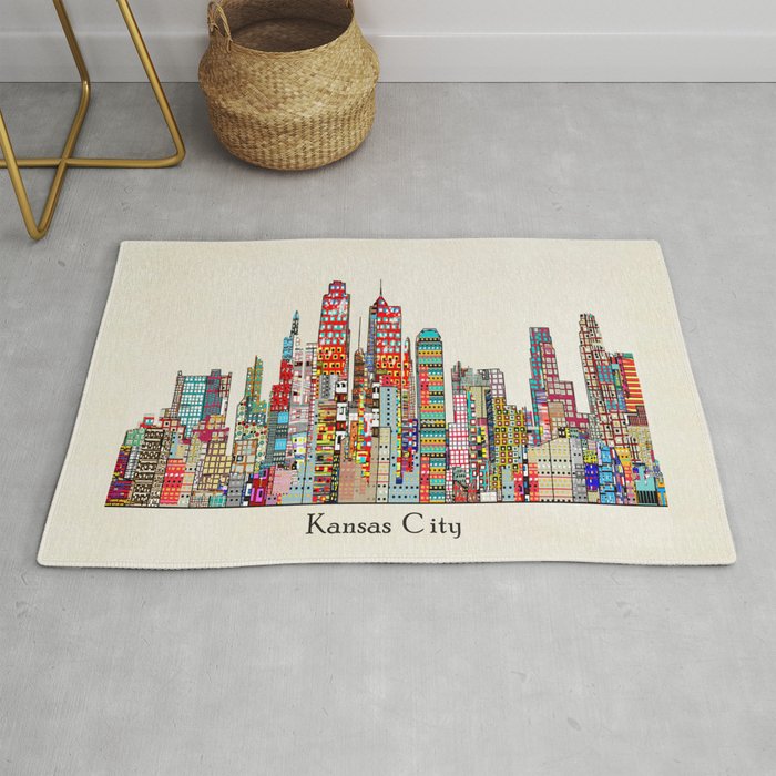 kansas city Missouri skyline Rug Gallery Image 1
