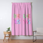 LOVE WINS - Rainbow Neon Window Curtain Gallery Image 5