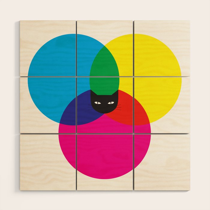 CMYKAT Wood Wall Art Gallery Image 1