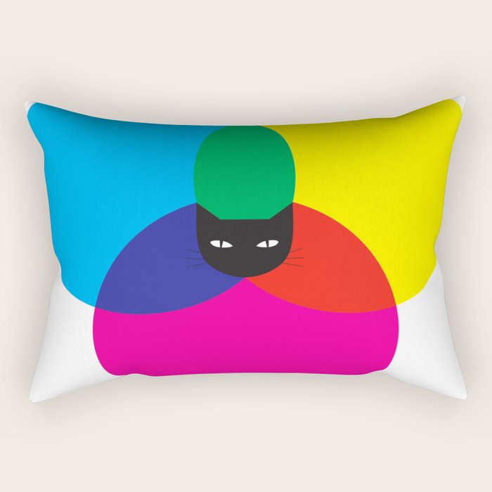 CMYKAT Rectangular Pillow Gallery Image 2