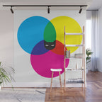 CMYKAT Wall Mural Gallery Image 1