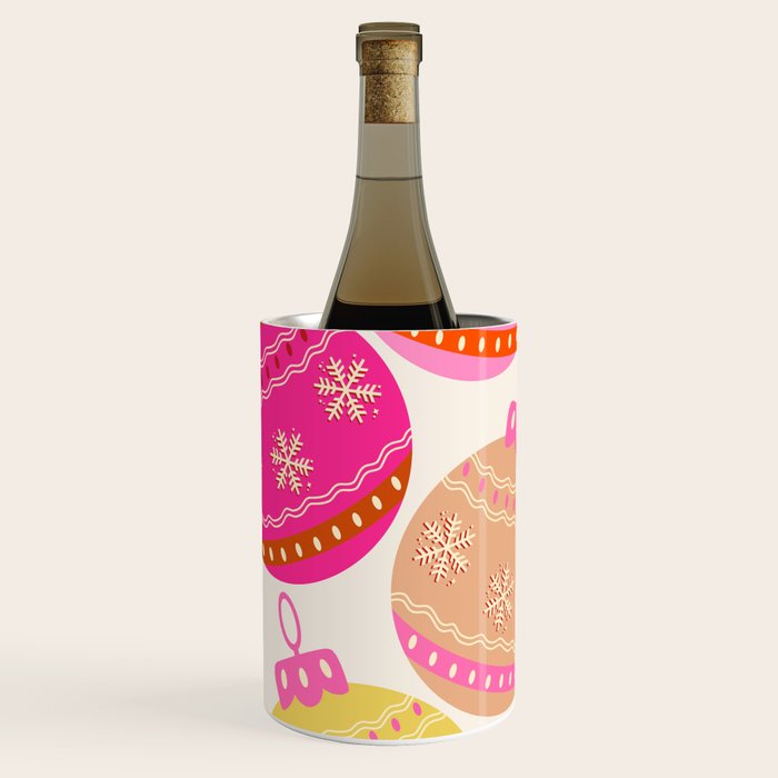 Playful Christmas Baubles Wine Chiller Gallery Image 1