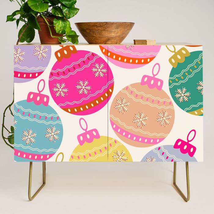 Playful Christmas Baubles Credenza Gallery Image 1
