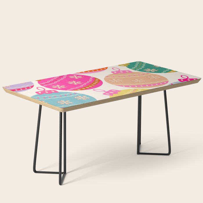 Playful Christmas Baubles Coffee Table Gallery Image 1