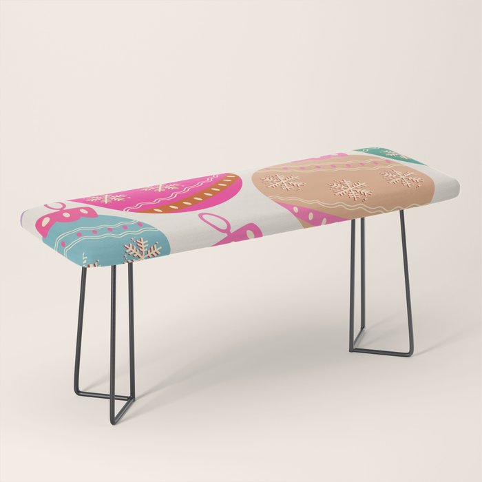 Playful Christmas Baubles Bench Gallery Image 1