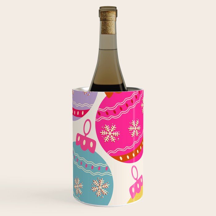 Playful Christmas Baubles Wine Chiller Gallery Image 2