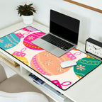 Playful Christmas Baubles Desk Mat Gallery Image 2