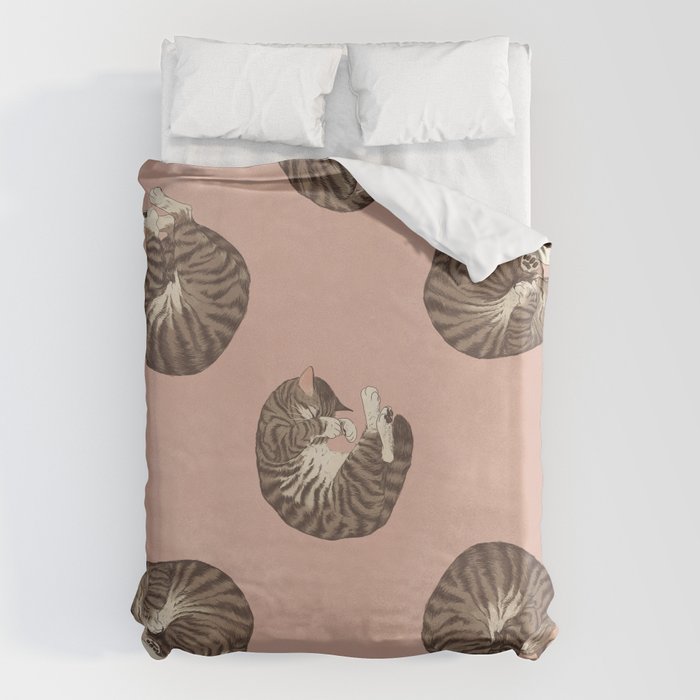 polka dot cats Duvet Cover Gallery Image 1