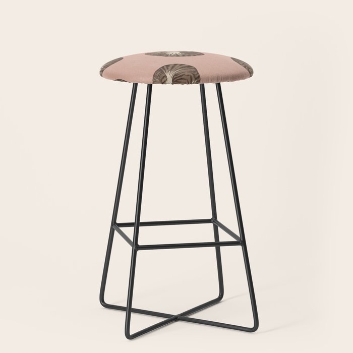 polka dot cats Stool Gallery Image 1