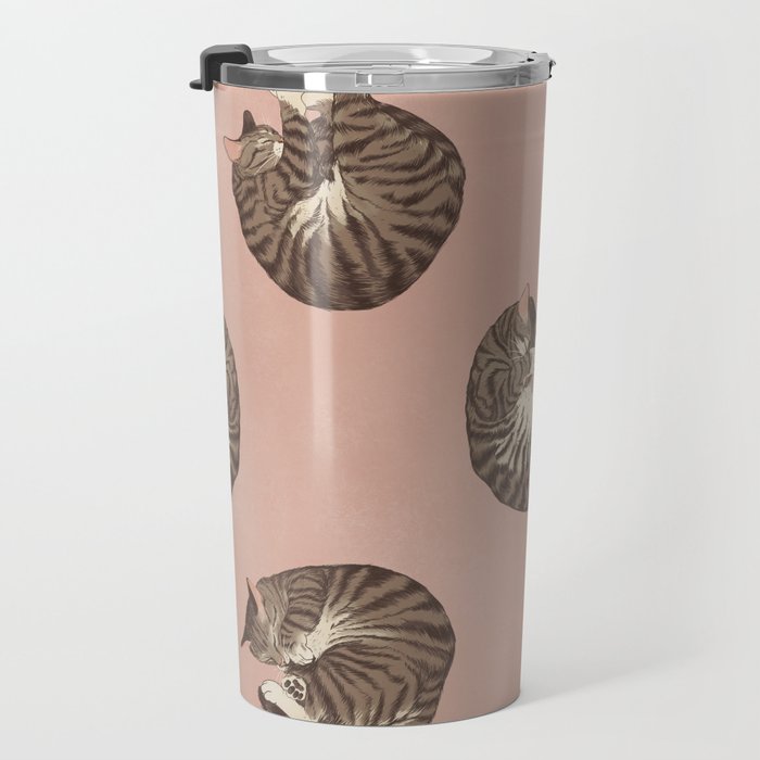 polka dot cats Travel Mug Gallery Image 3