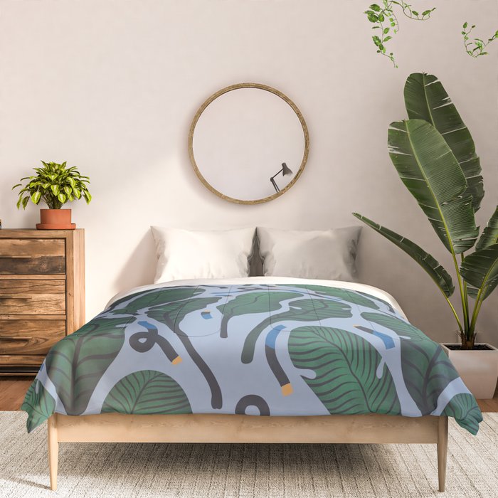 Retro, Jungle Out Comforter Gallery Image 3