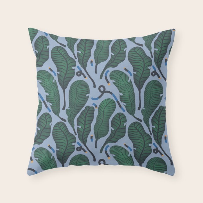 Retro, Jungle Out Throw Pillow Gallery Image 6