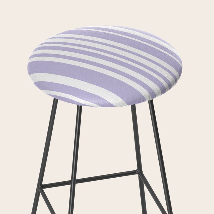 Classic Stripes XXVIII - Lilac Purple Stool Gallery Image 2