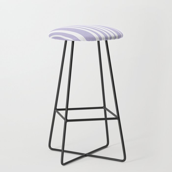 Classic Stripes XXVIII - Lilac Purple Stool Gallery Image 1
