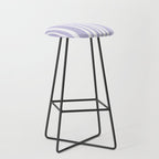 Classic Stripes XXVIII - Lilac Purple Stool Gallery Image 1