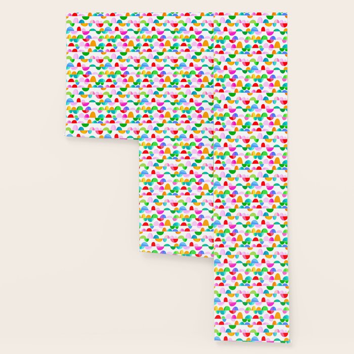 Mid Century Abstract cut-out Pebbles 1. Colourful Wallpaper Gallery Image 3