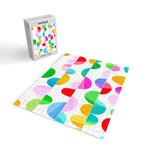 Mid Century Abstract cut-out Pebbles 1. Colourful Jigsaw Puzzle Gallery Image 2