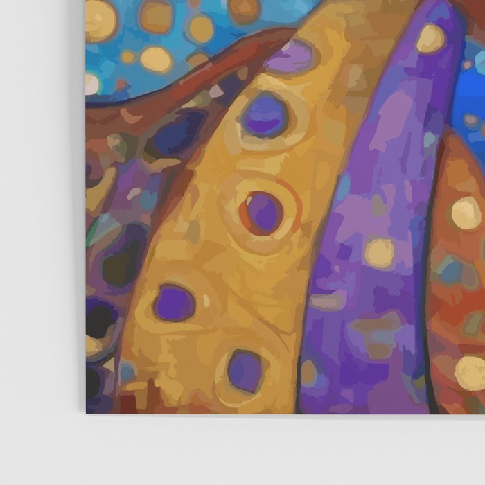 Gustav Klimt Cat with Colorful Scarf Poster Gallery Image 3