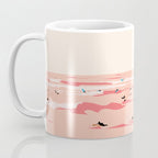 Sunset Tiny Surfers in Lima Coffee Mug Gallery Image 3