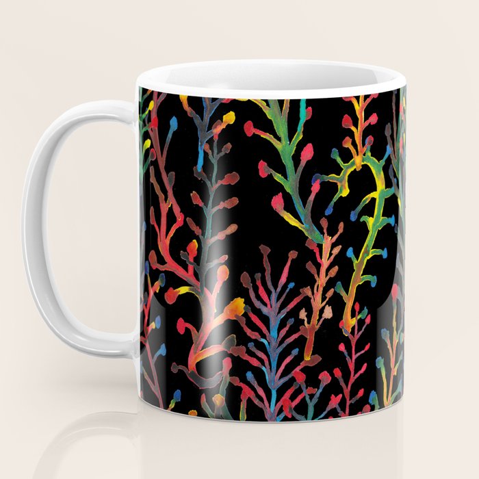 Watercolor Rainbow plants Coffee Mug Gallery Image 3