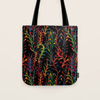 Watercolor Rainbow plants Tote Bag Gallery Image 1