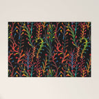 Watercolor Rainbow plants Welcome Mat Gallery Image 1