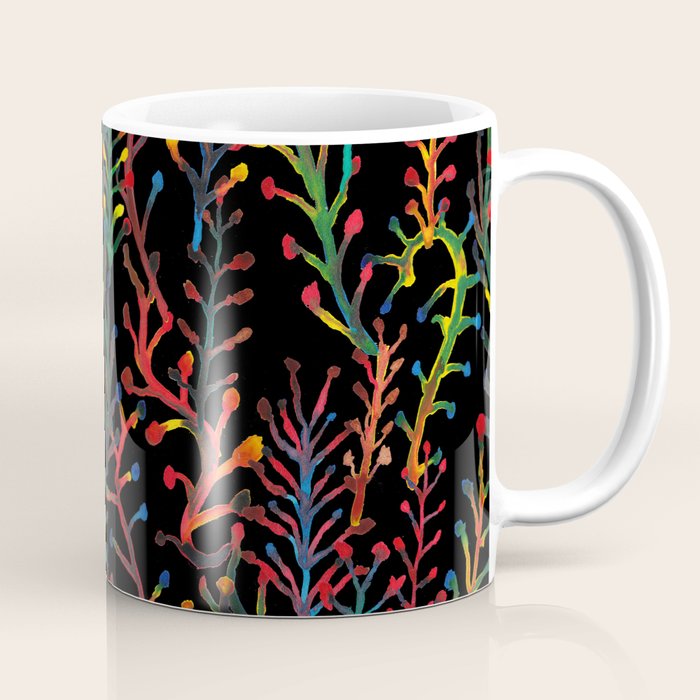 Watercolor Rainbow plants Coffee Mug Gallery Image 1