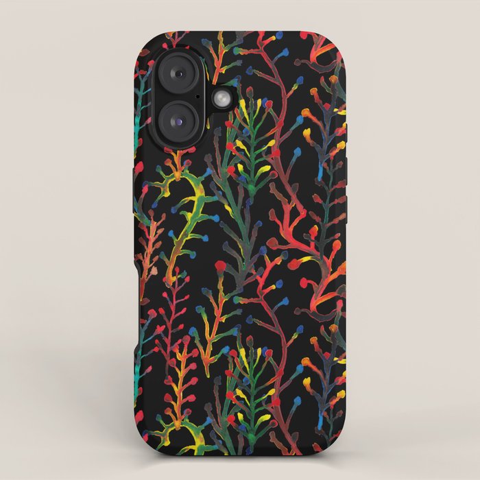 Watercolor Rainbow plants iPhone Case Gallery Image 1