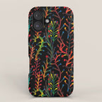 Watercolor Rainbow plants iPhone Case Gallery Image 1