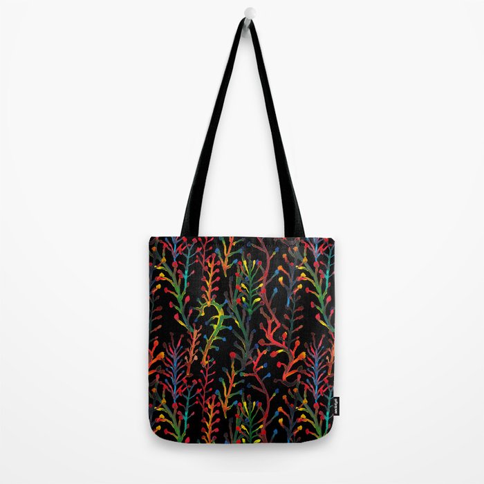 Watercolor Rainbow plants Tote Bag Gallery Image 2