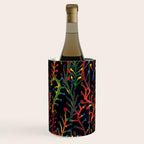 Watercolor Rainbow plants Wine Chiller Gallery Image 1