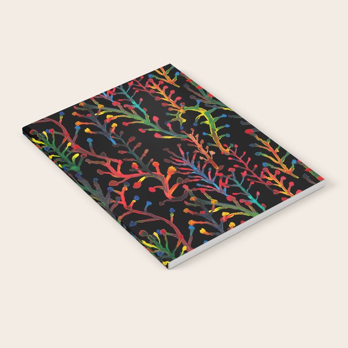 Watercolor Rainbow plants Notebook Gallery Image 1