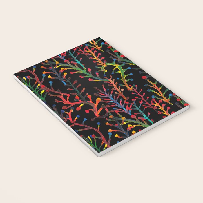 Watercolor Rainbow plants Notebook Gallery Image 3